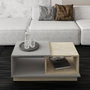 Hanah Home Mesa de Centro Consept Travertino y Gris